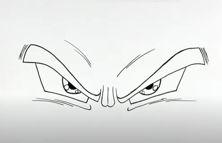 How to Draw Goku Eyes Step by Step