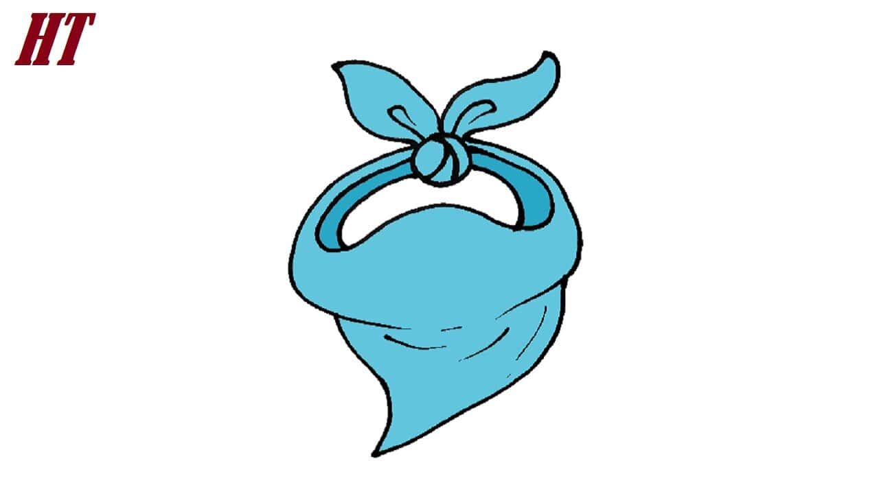 How to Draw a Bandana Step by Step