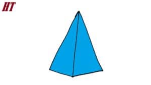 How to Draw a 3D Pyramid
