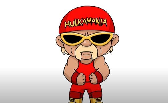 How to Draw Hulk Hogan (WWE Superstars)
