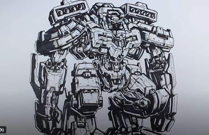 How to Draw Mecha (Robots) Step by Step
