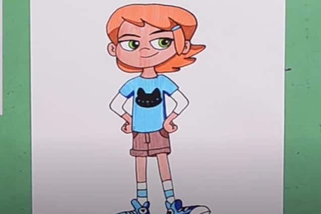How to Draw Gwen Tennyson from Ben 10