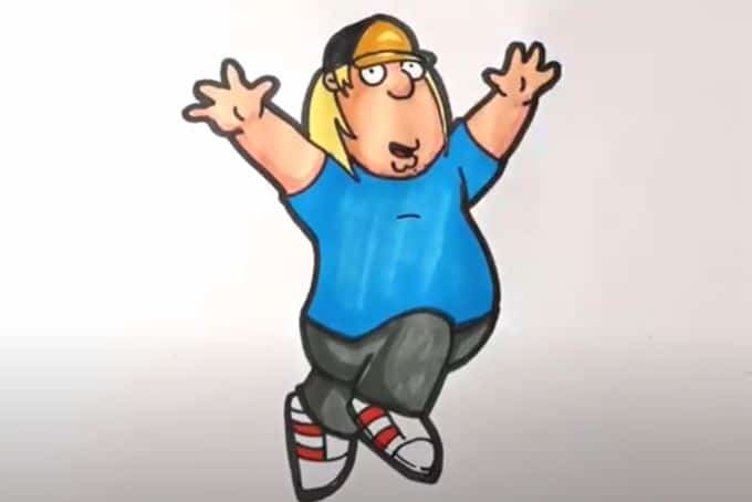 How to Draw Chris Griffin From The Family Guy