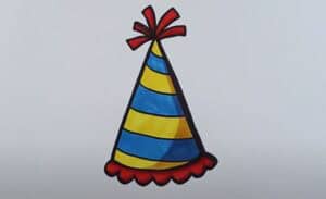 How to Draw a Party Hat