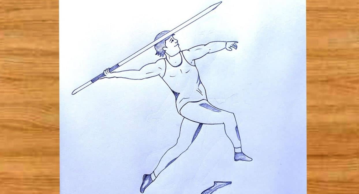 How to draw Javelin Step by Step