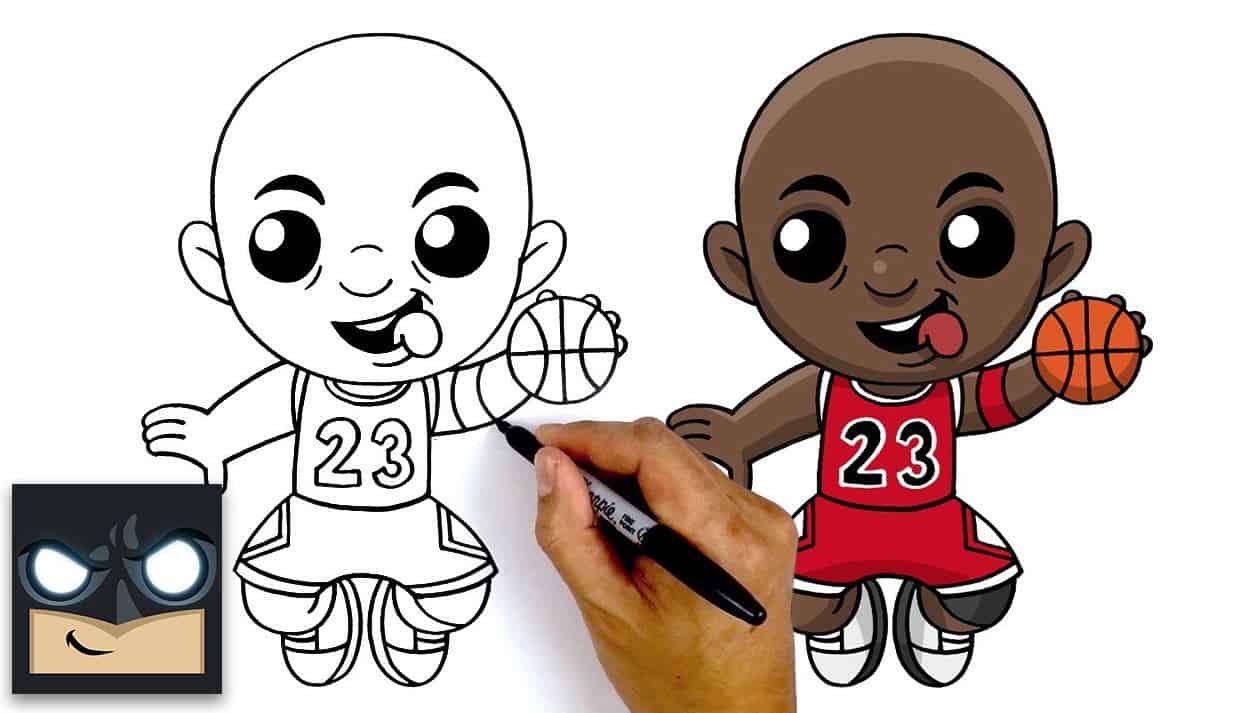 Michael Jordan Drawing Step by Step