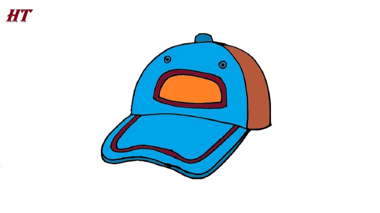 How to Draw a Baseball Hat Step by Step