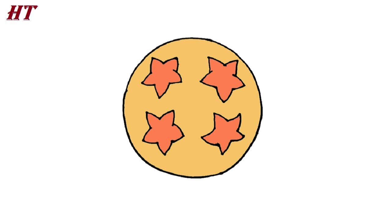 How to Draw a Dragon Ball Step by Step