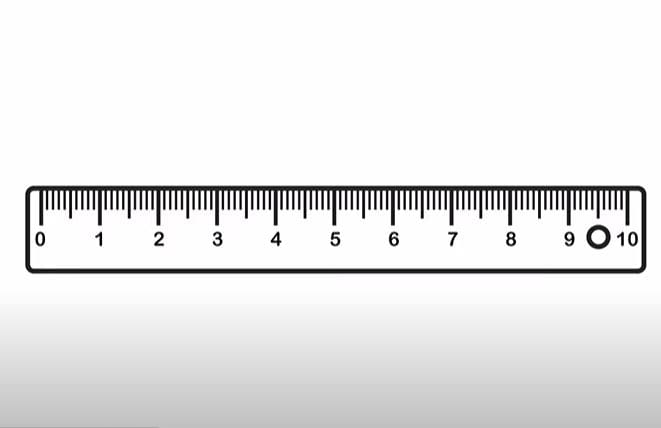 How to Draw a  Ruler Step by Step