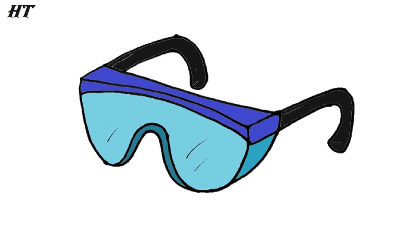 How to Draw a Goggles Step by Step