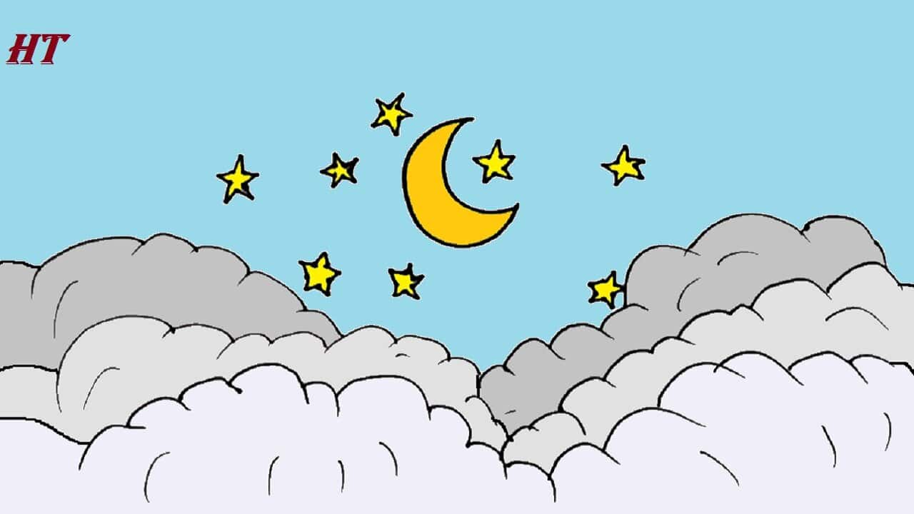 How to Draw a Night Sky Step by Step