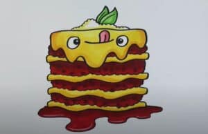 How to Draw Lasagna