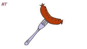 How to Draw Sausage