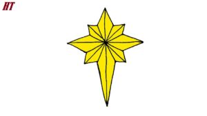 How to Draw a Christmas Star