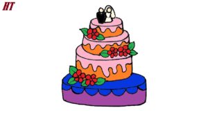 How to Draw a Wedding Cake