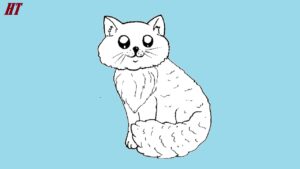 How to Draw a Persian Cat