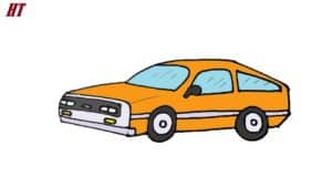 How to Draw a DeLorean