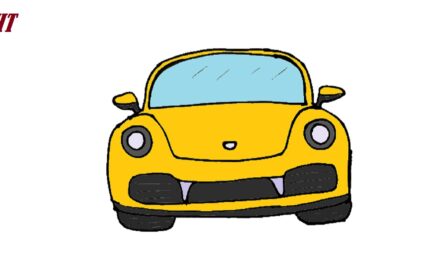 How to Draw a Porshe step by step