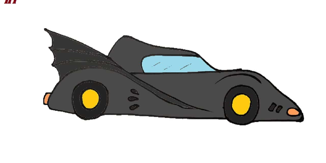 How to Draw a Batmobile step by step