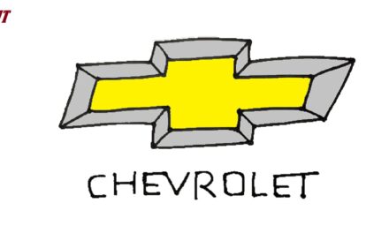 How to Draw Chevy Logo step by step