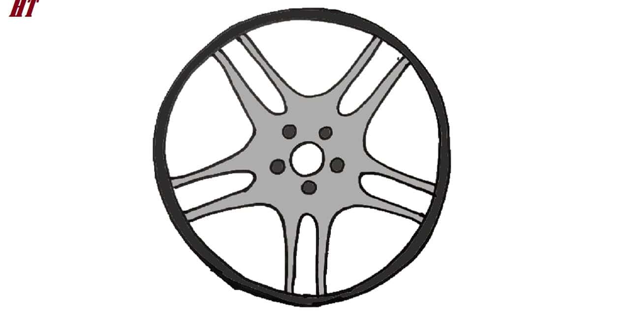 How to Draw Rims step by step