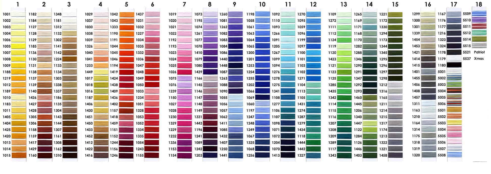 embroidery thread colors hub92prints