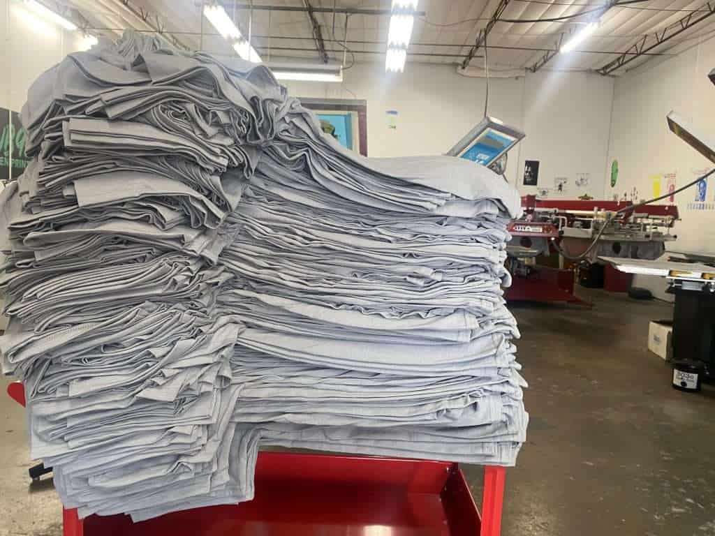 Bulk T shirt printing