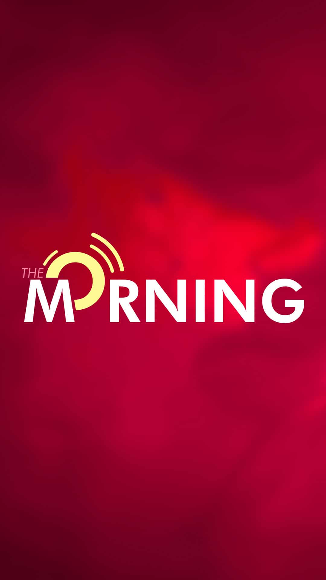 Imagen con logo de Huila TV y texto "The Morning" en fondo rojo, ideal para contenido matutino y noticias en Huila.