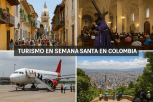 Turismo en Semana Santa impulsa crecimiento de viajeros y ocupación hotelera en Colombia, con actividades culturales, religiosas y turismo de naturaleza en diferentes regiones del país.