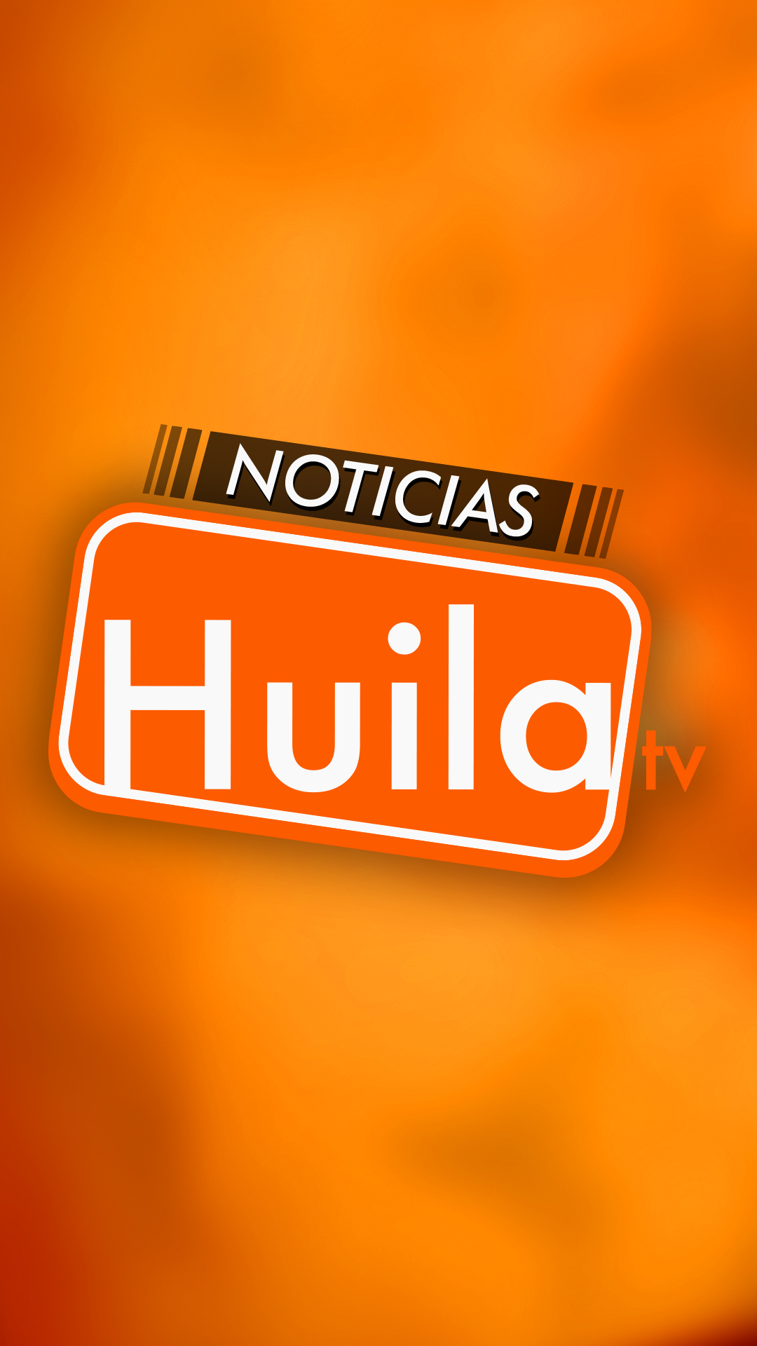Logo de Huila TV Noticias en fondo naranja, representando la cobertura de noticias locales en el departamento de Huila.