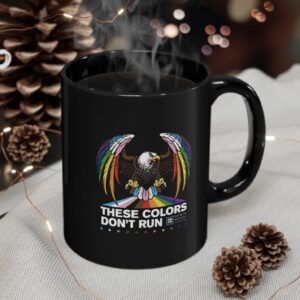 Colors Don’t Run Rainbow Eagle Mug