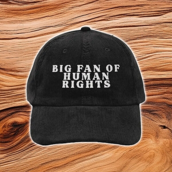 Big-Fan-of-Human-Rights-Cap-–-Vintage-Embroidered-Denim-Hat