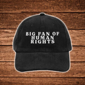 Big-Fan-of-Human-Rights-Cap-–-Vintage-Embroidered-Denim-Hat-USA