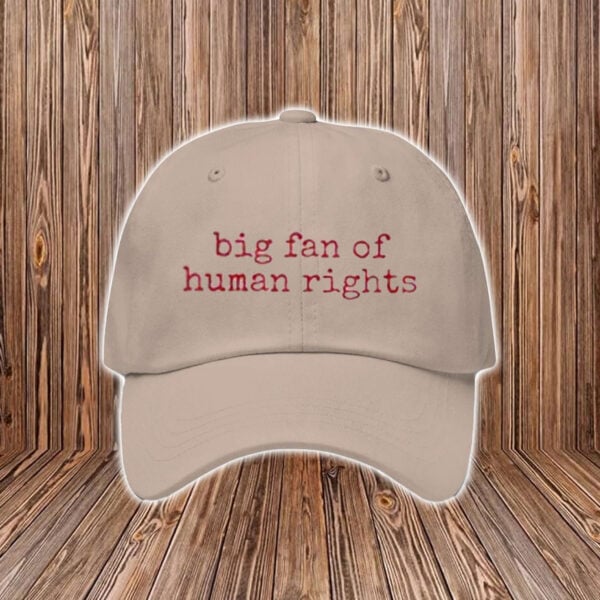 Big-Fan-of-Human-Rights-Hat-–-Minimalist-Embroidered-Cap-US