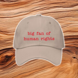 Big-Fan-of-Human-Rights-Hat-–-Red-Embroidered-Cap