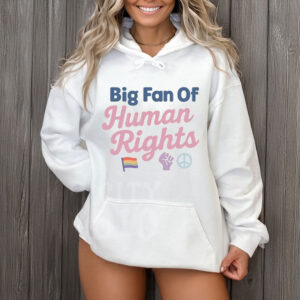 Big-Fan-of-Human-Rights-Shirt-–-Pastel-Pride-Peace-Activist-Tee-US