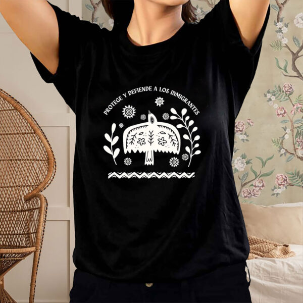 Protege-y-Defiende-a-los-Inmigrantes-Shirt-–-Folk-Art-Tee-USA