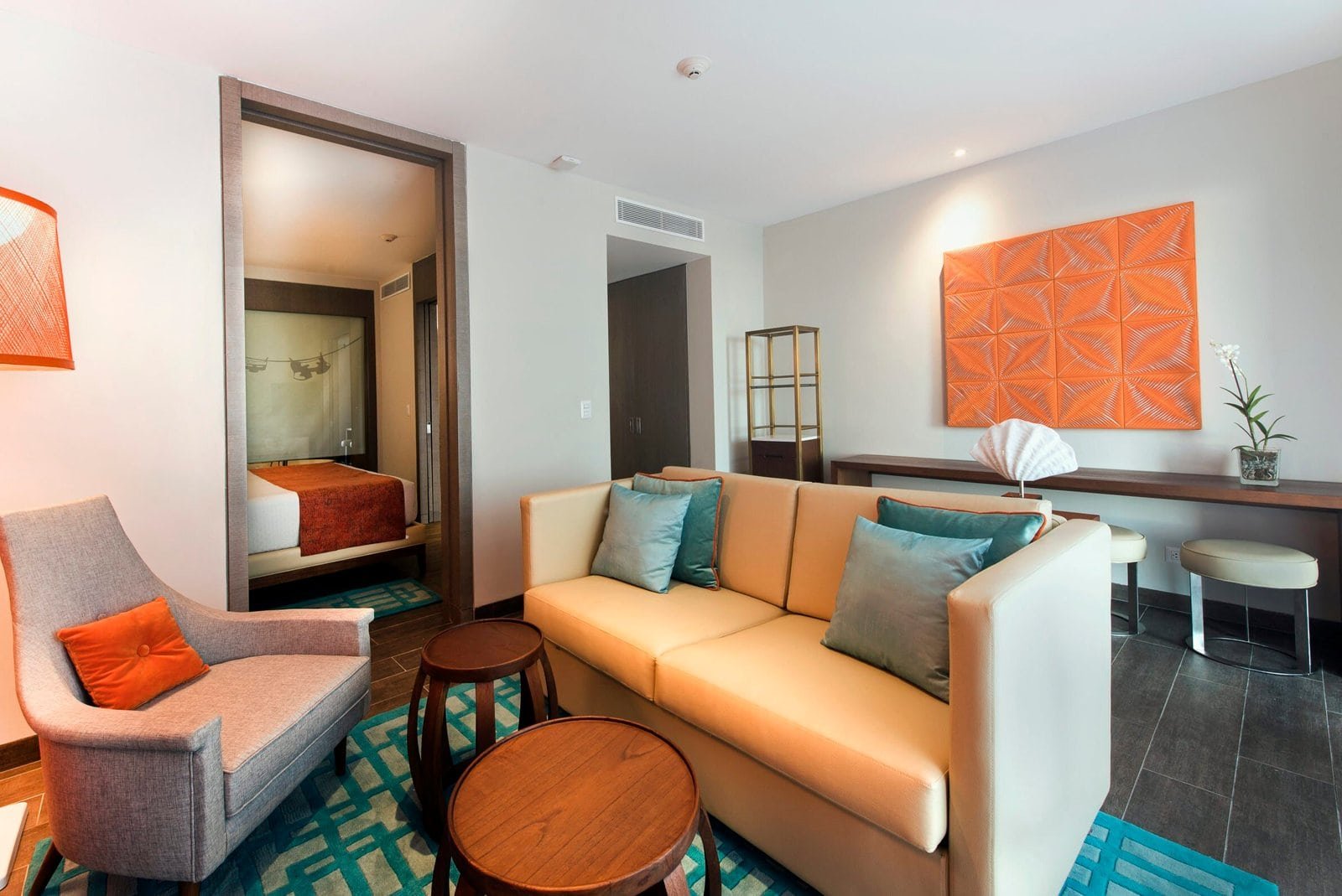 Flat Suite Living Room Nickelodeon Punta Cana