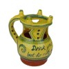yellow and green puzzle jug