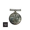 First World War Medal 1914–1918, solid silver WW1 service medal named to 46002 PTE F.D. Read North N.R.,
