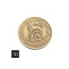 1914 sixpence silver coin featuring King George V in nice collectable grade