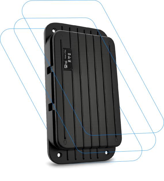 Wireless cargo monitoring device with sensors for supply chain visibility.