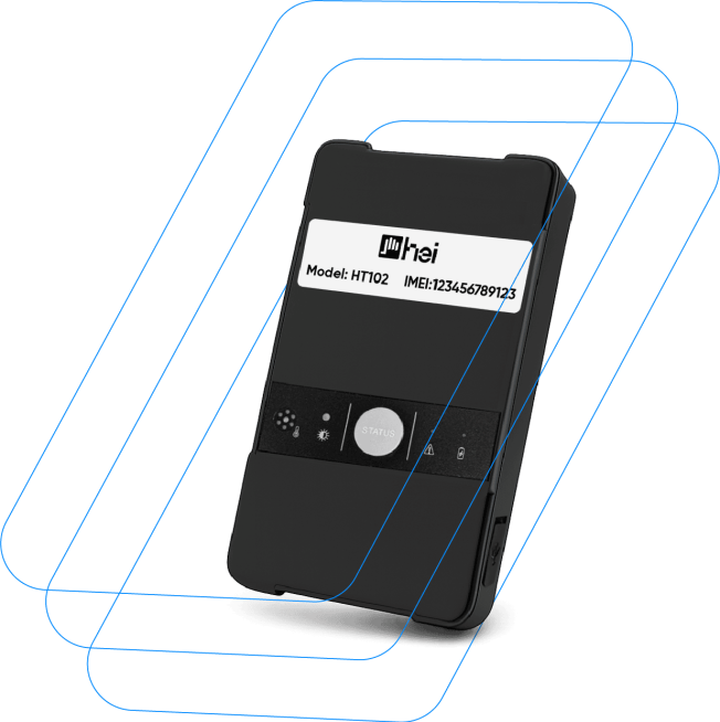 Wireless cargo sensor device with model and IMEI details for supply chain visibility.