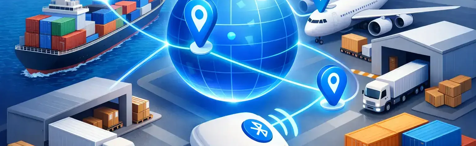 Wireless cargo monitoring using Bluetooth and GPS tracking devices.