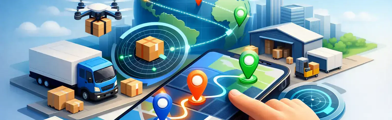 Smart logistics and cargo monitoring using wireless sensors and GPS technology.