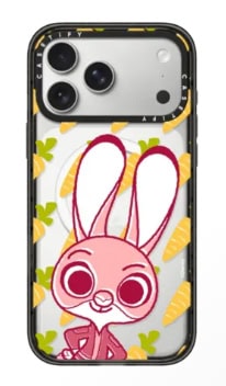 Colorful Bunny Disney character phone case with lemon and leaf accents, perfect for Disney fans.