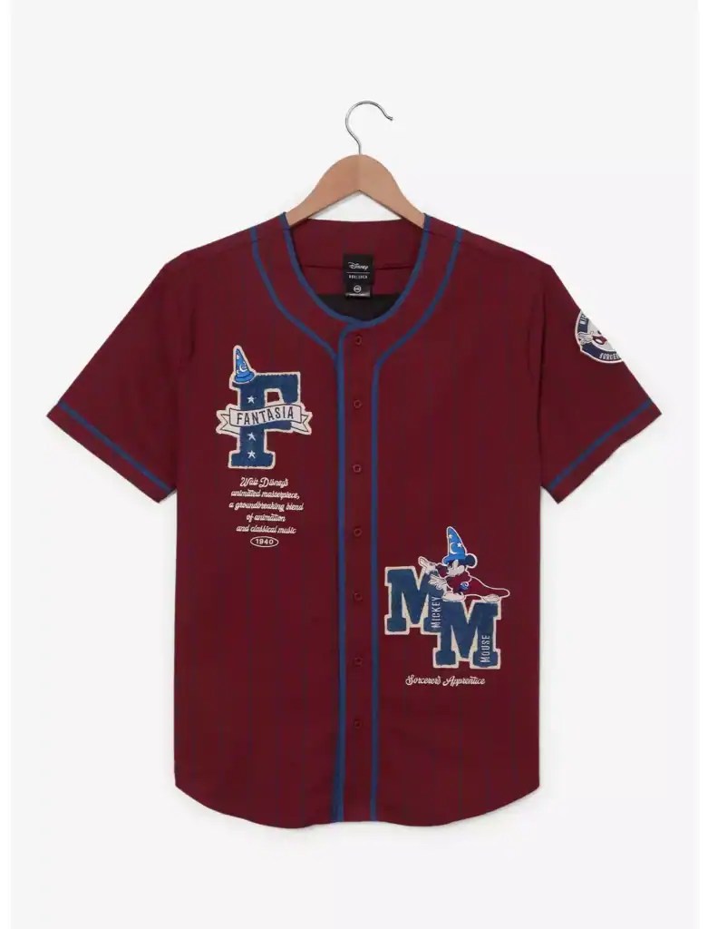 Decorative Mickey Sorcerer patches, animated Disney character clothing, original Disney design.