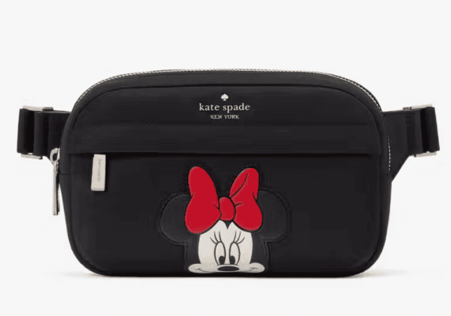 Stylish Kate Spade Minnie Mouse themed crossbody bag for Disney fans.
