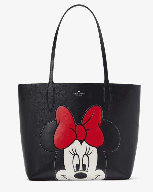 Cute Minnie Mouse design with red bow, perfect for Disney fans.