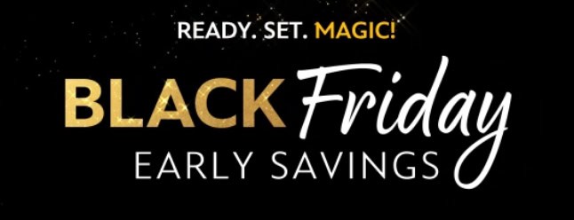 Disney fashion-inspired Black Friday sale with early savings on Disney apparel and accessories.
